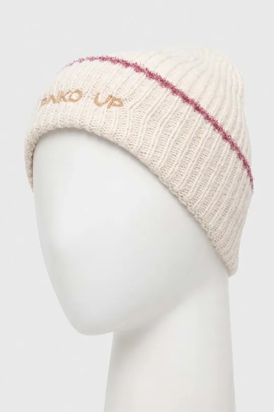 Pinko Up capello con aggiunta di lana bambino/a beige