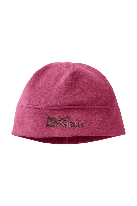 różowy Jack Wolfskin czapka dziecięca REAL STUFF BEANIE Dziewczęcy