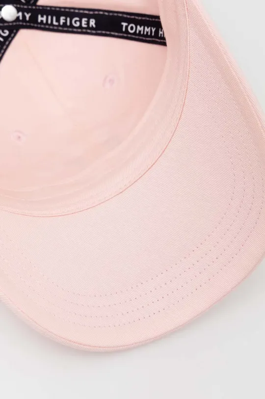 ροζ Παιδικό βαμβακερό καπέλο μπέιζμπολ Tommy Hilfiger