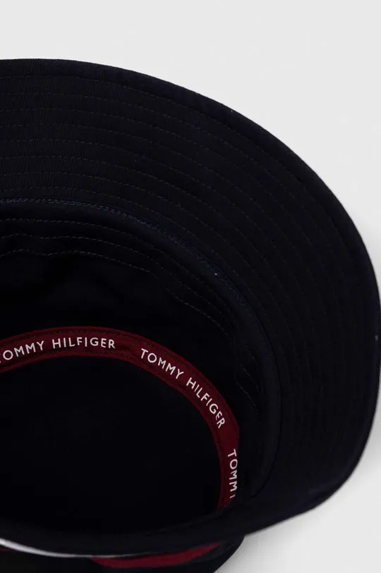 mornarsko modra Otroški bombažni klobuk Tommy Hilfiger