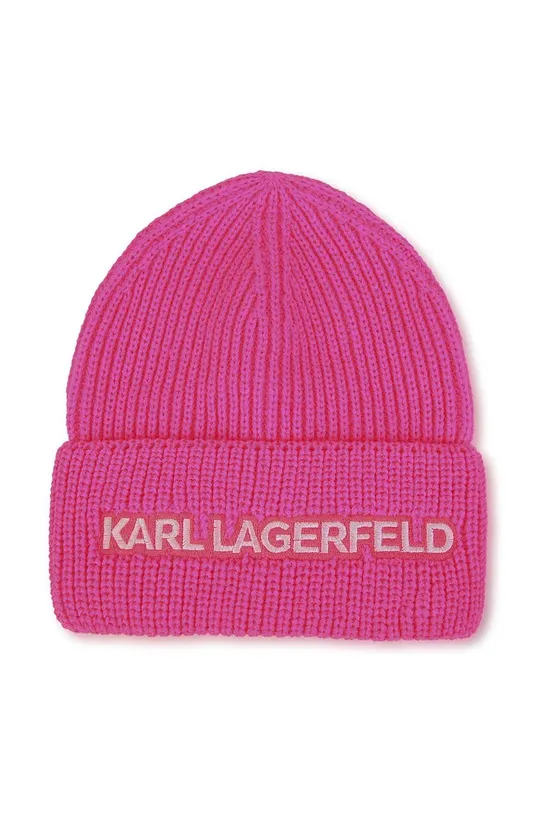 vijolična Otroška kapa Karl Lagerfeld Otroški