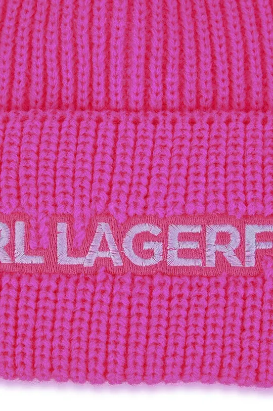 Detská čiapka Karl Lagerfeld 100 % Polyakryl