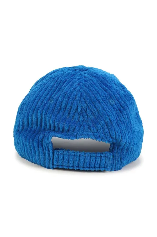 Kenzo Kids czapka z daszkiem bawełniana dziecięca niebieski