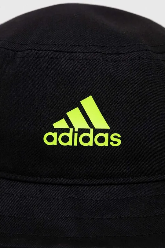 Otroški bombažni klobuk adidas Performance črna