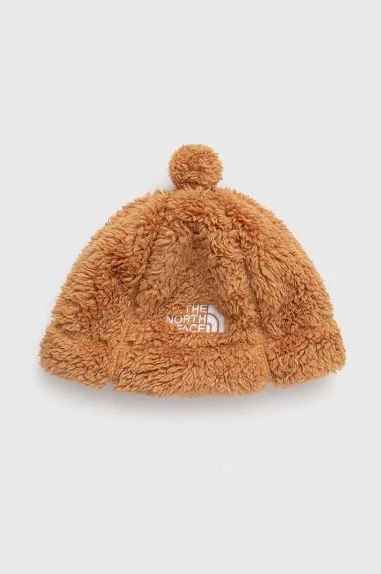 The North Face czapka i rękawiczki dziecięce SUAVE OSO GIFT SET brązowy