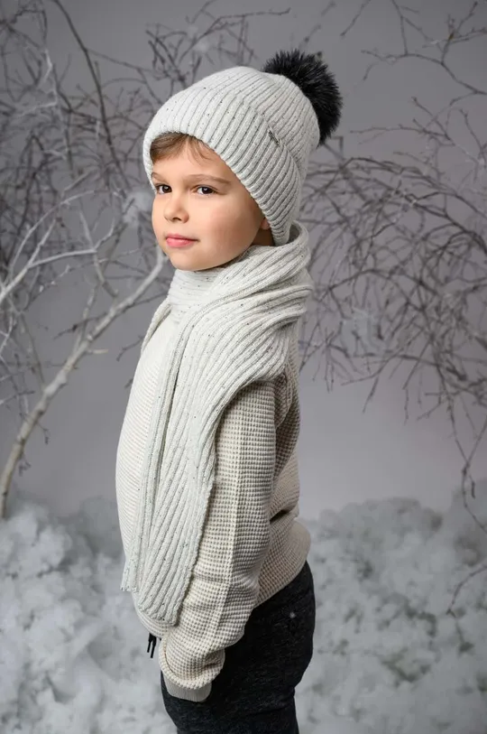 серый Детская хлопковая шапочка Jamiks Детский