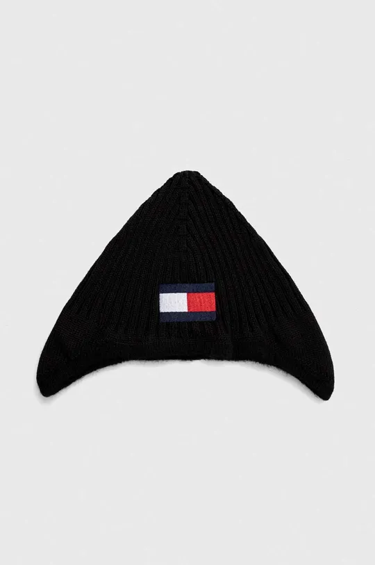 czarny Tommy Hilfiger czapka dziecięca Dziecięcy