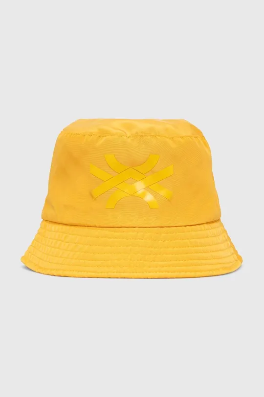 żółty United Colors of Benetton kapelusz dziecięcy Dziecięcy