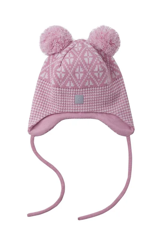 ροζ Παιδικό μάλλινο καπέλο Reima Kuuru