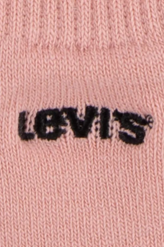 roza Dječja kapa i rukavice Levi's