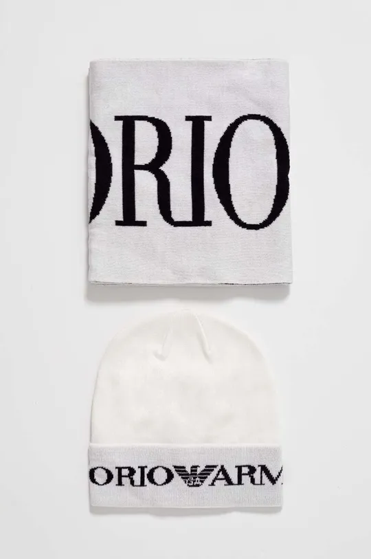 белый Детская шапка и шарф Emporio Armani Детский