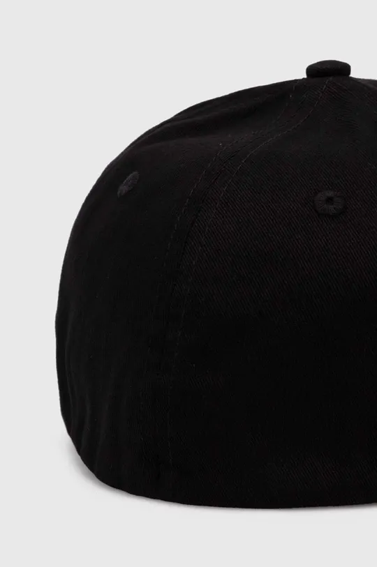 Guess czapka z daszkiem bawełniana czarny