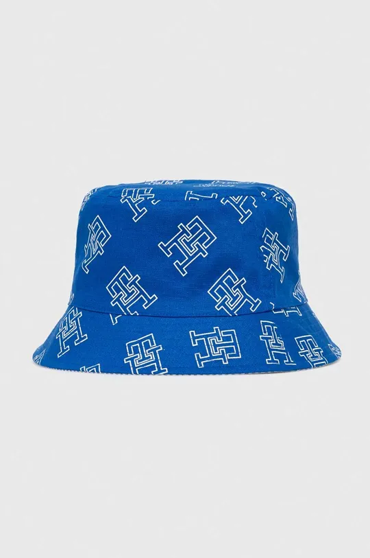 modrá Obojstranný bavlnený klobúk Tommy Hilfiger Pánsky