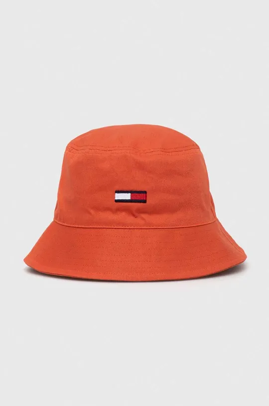 πορτοκαλί Βαμβακερό καπέλο Tommy Jeans Ανδρικά