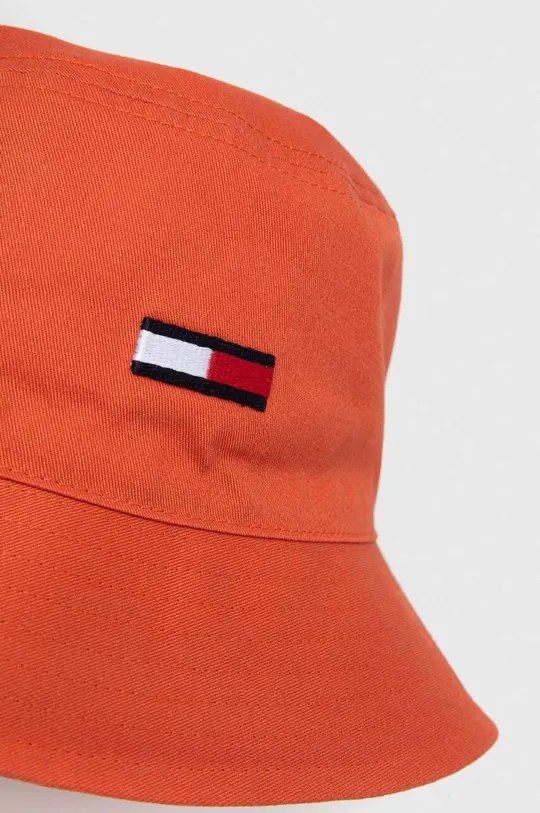 πορτοκαλί Βαμβακερό καπέλο Tommy Jeans