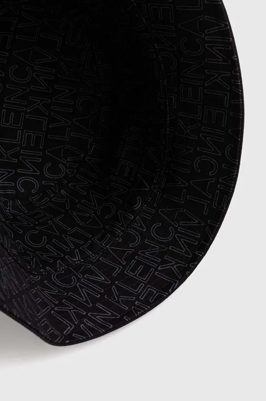 fekete Calvin Klein kifordítható pamut sapka
