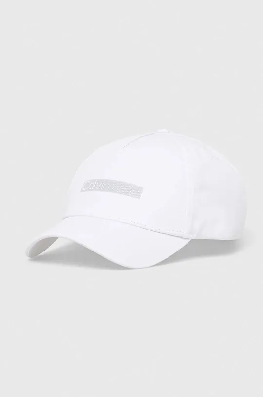 bijela Pamučna kapa sa šiltom Calvin Klein Muški