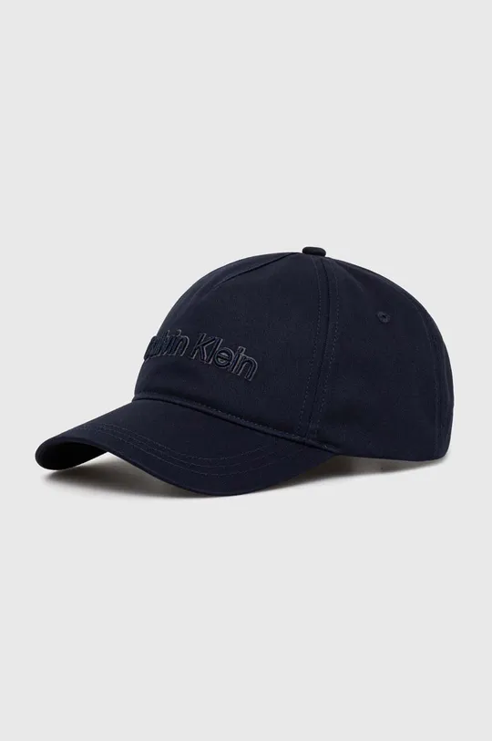 σκούρο μπλε Βαμβακερό καπέλο του μπέιζμπολ Calvin Klein Ανδρικά