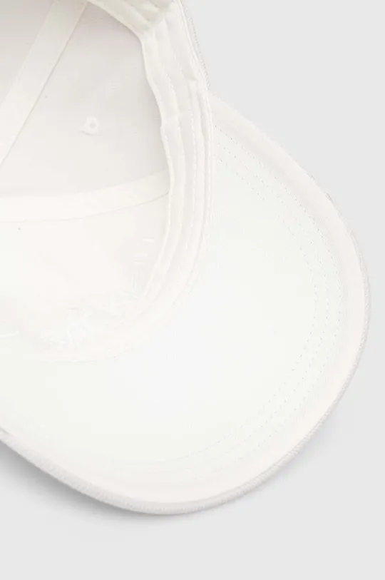 λευκό Βαμβακερό καπέλο του μπέιζμπολ Calvin Klein