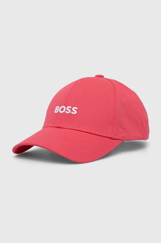 ροζ Βαμβακερό καπέλο του μπέιζμπολ BOSS Ανδρικά
