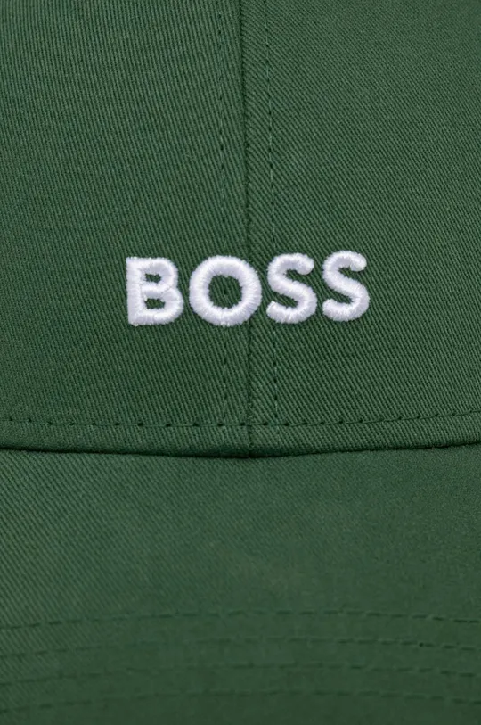 Хлопковая кепка BOSS зелёный