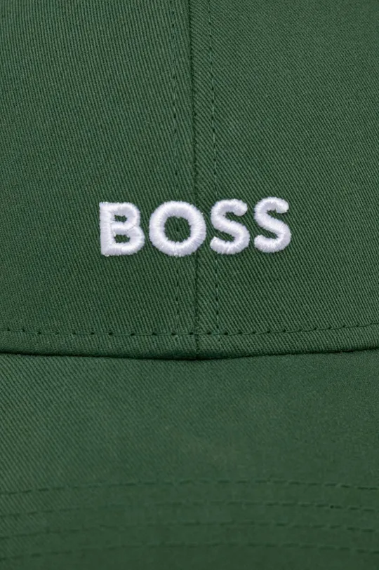 BOSS pamut baseball sapka zöld