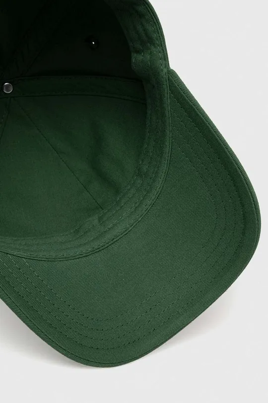 zielony BOSS czapka z daszkiem bawełniana