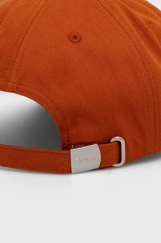 Βαμβακερό καπέλο του μπέιζμπολ BOSS πορτοκαλί