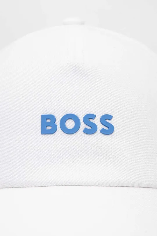 Βαμβακερό καπέλο του μπέιζμπολ Boss Orange BOSS ORANGE λευκό