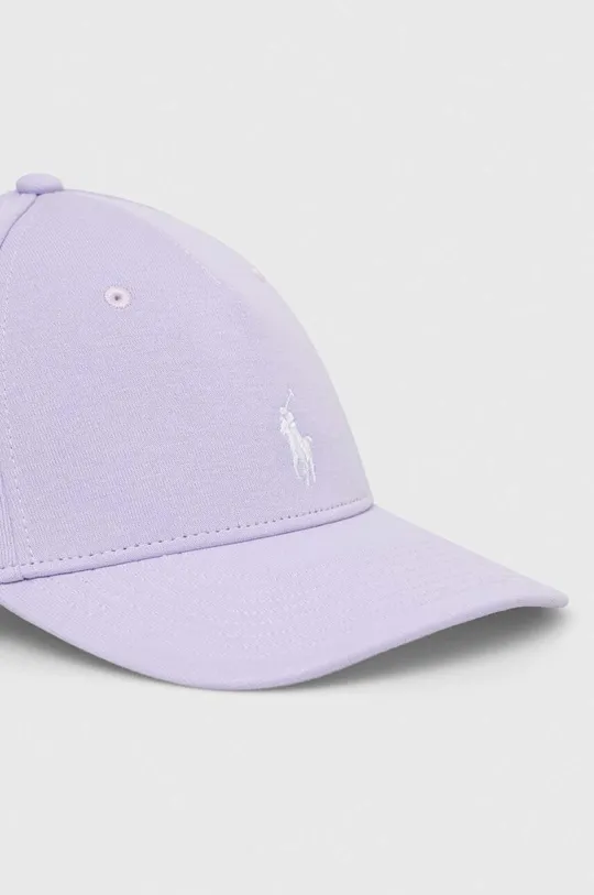 Polo Ralph Lauren czapka z daszkiem fioletowy