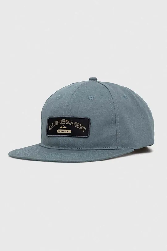 μπλε Βαμβακερό καπέλο του μπέιζμπολ Quiksilver Ανδρικά
