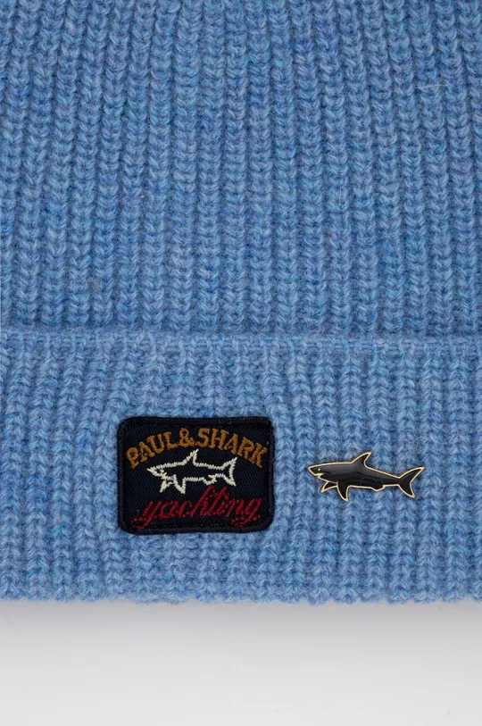 Μάλλινο σκουφί Paul&Shark μπλε