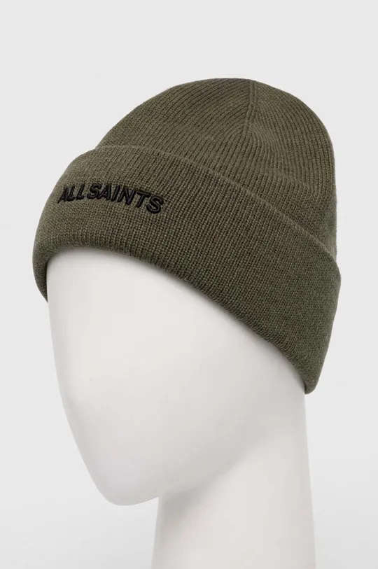 AllSaints berretto in misto lana verde