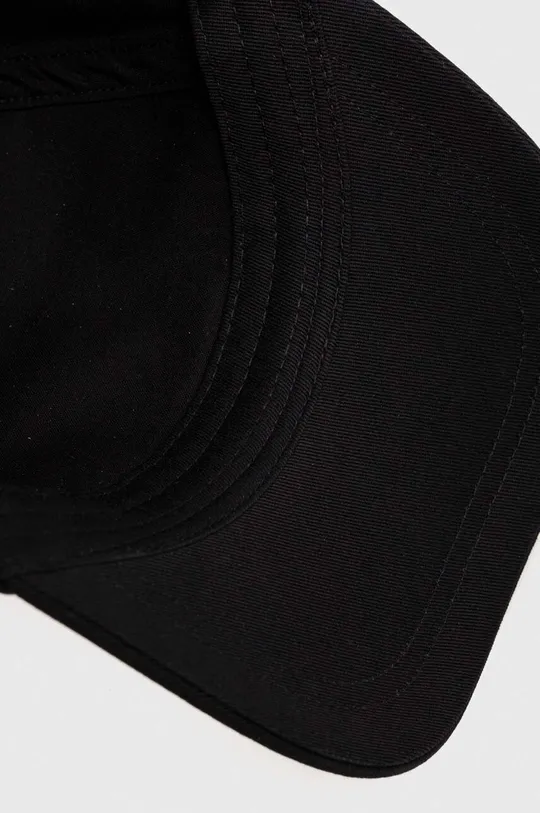 μαύρο Βαμβακερό καπέλο του μπέιζμπολ Trussardi