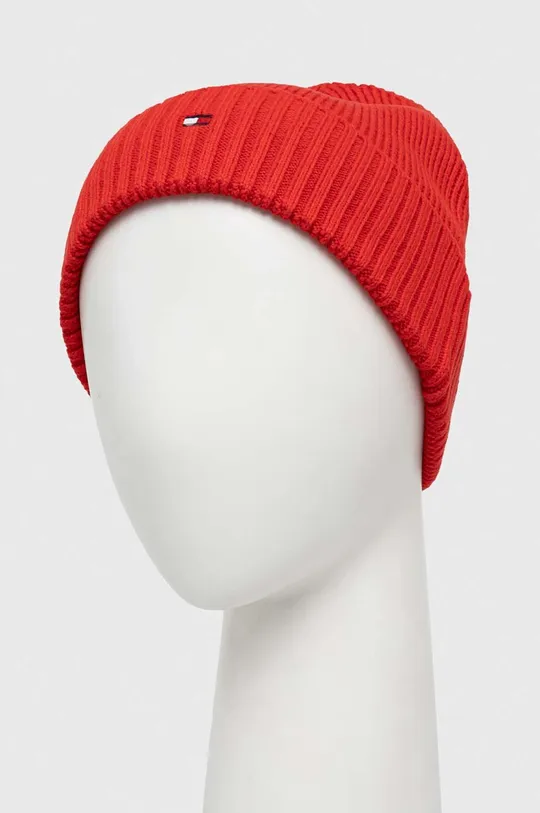 Tommy Hilfiger cappello con aggiunta di cachemire rosso