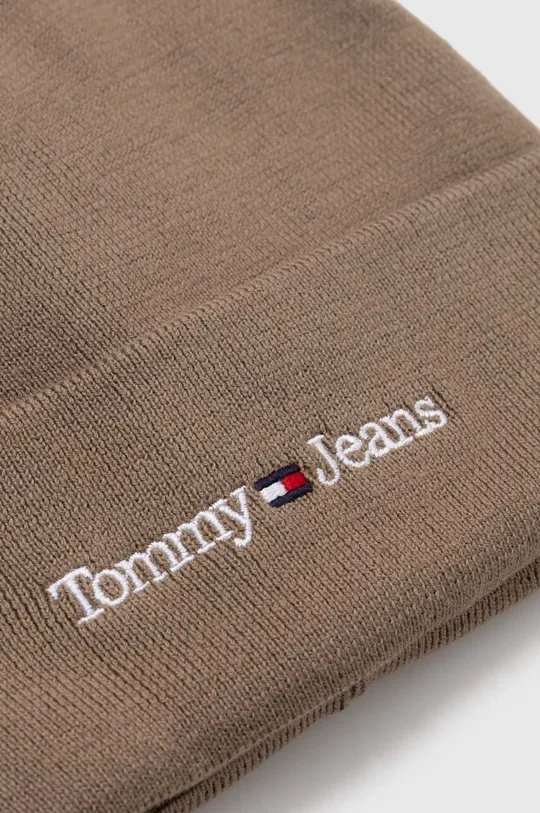 Tommy Jeans czapka AM0AM11016 beżowy AW23