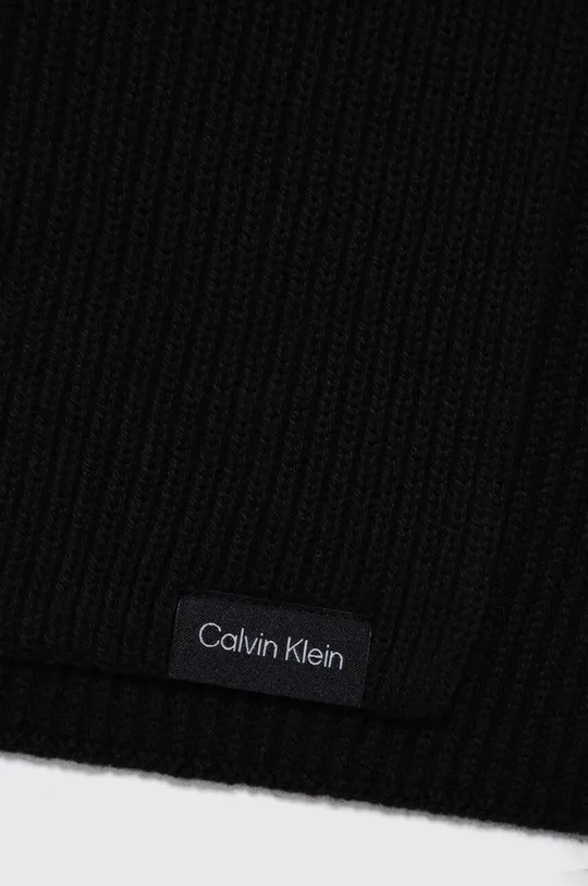 Čiapka a šál s prímesou kašmíru Calvin Klein Pánsky