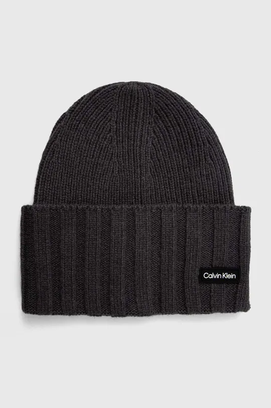 сірий Вовняна шапка Calvin Klein Чоловічий
