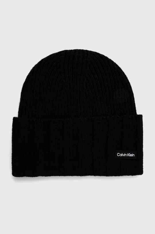 črna Volnena kapa Calvin Klein Moški