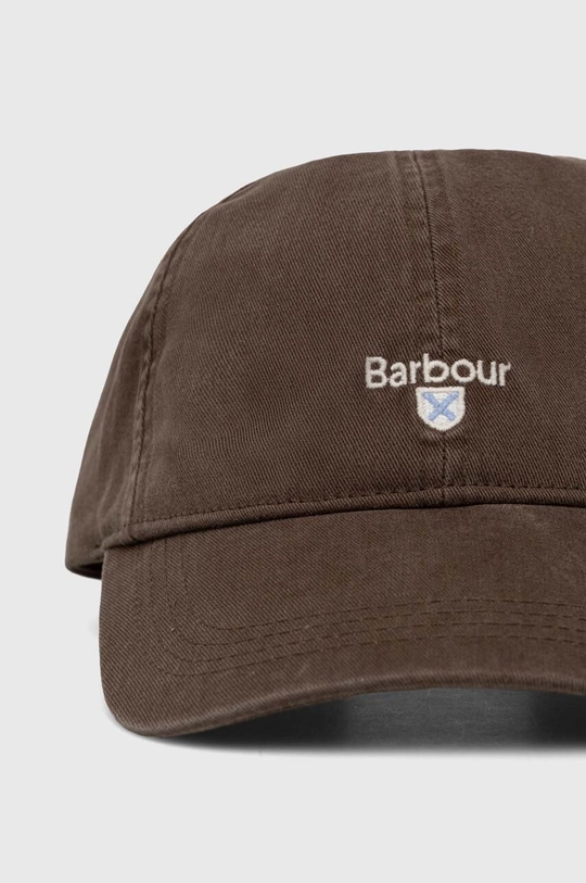 Аксесоари Памучна шапка с козирка Barbour MHA0274 зелен