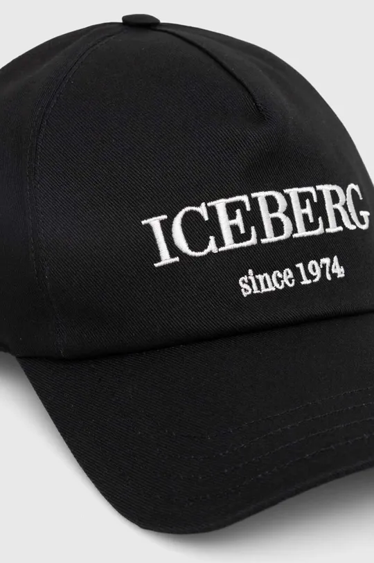 Βαμβακερό καπέλο του μπέιζμπολ Iceberg μαύρο
