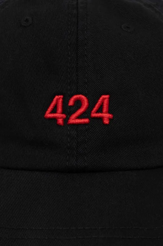 Bavlněná baseballová čepice 424 černá