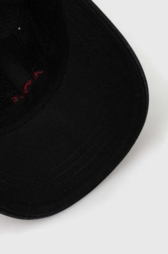 μαύρο Βαμβακερό καπέλο του μπέιζμπολ 424