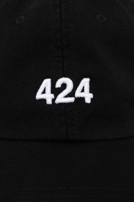 424 cotton baseball cap black