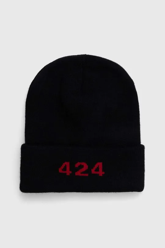 czarny 424 czapka Męski