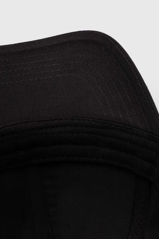 czarny Neil Barett czapka z daszkiem LOGO CAP