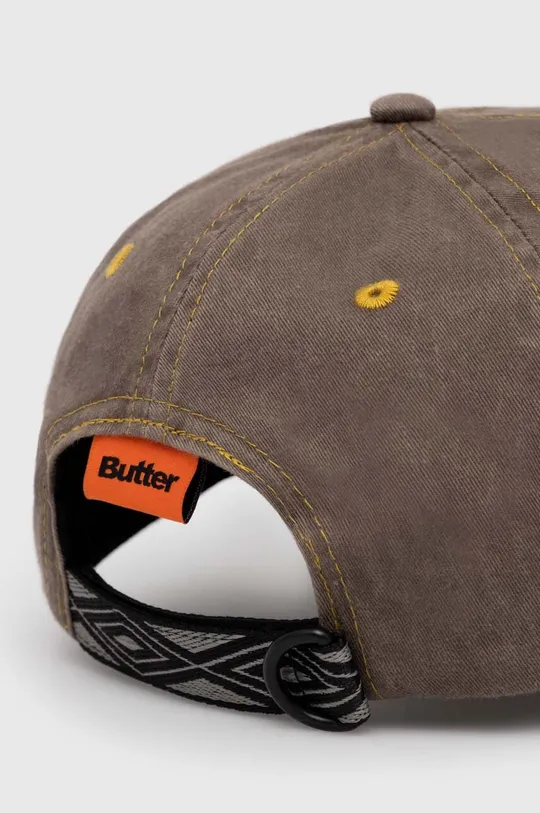 Butter Goods czapka z daszkiem bawełniana Rounded Logo 6 Panel Cap 100 % Bawełna