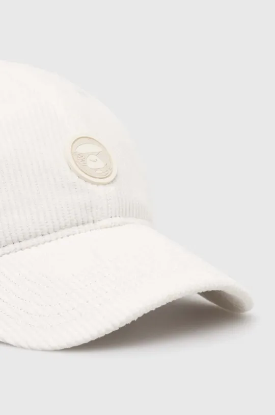 AAPE cotton baseball cap Cotton Corduroy beige