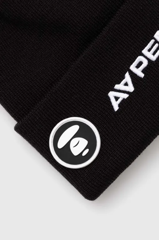 AAPE beanie Solid Color black
