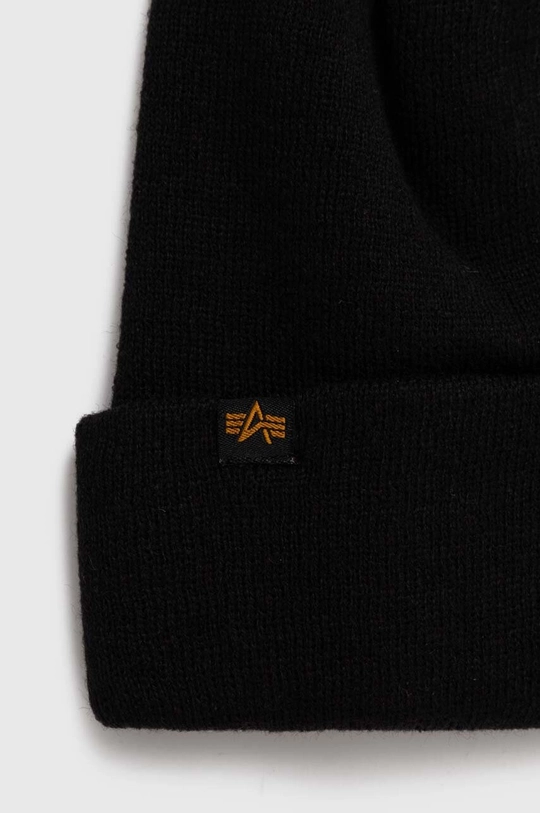 Alpha Industries beanie 118943.03 black AW24